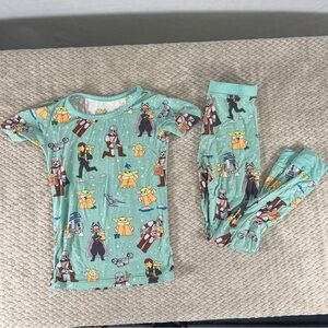 Little Sleepies Disney Star Wars Grogu and Friends 2pc Pajamas